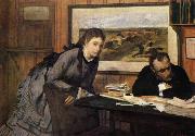 Edgar Degas feel wronged and act rashly oil painting on canvas